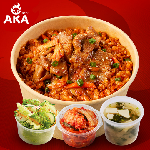 AKA80033340 ชุดข้าวผัดกิมจิหมู